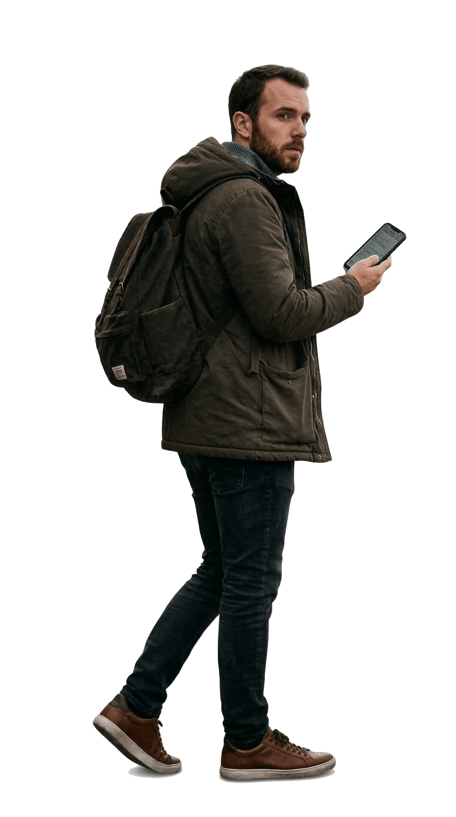 Man using Dotshell application